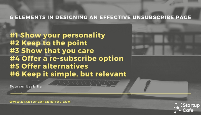 Unsubscribe Pages: 6 Elements in Designing an Effective Unsubscribe Page