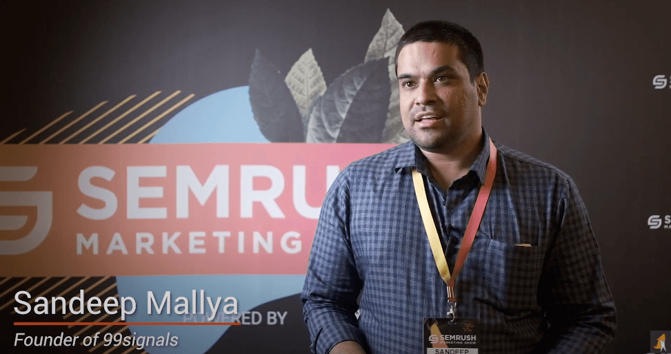 Sandeep Mallya SEMrush Interview
