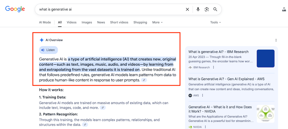 Google AI Overviews - GEO
